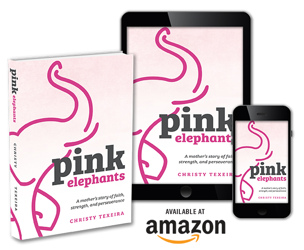 pink elephants book, christy texeira
