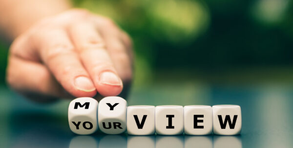 Hand,Turns,Dice,And,Changes,The,Expression,”your,View”,To